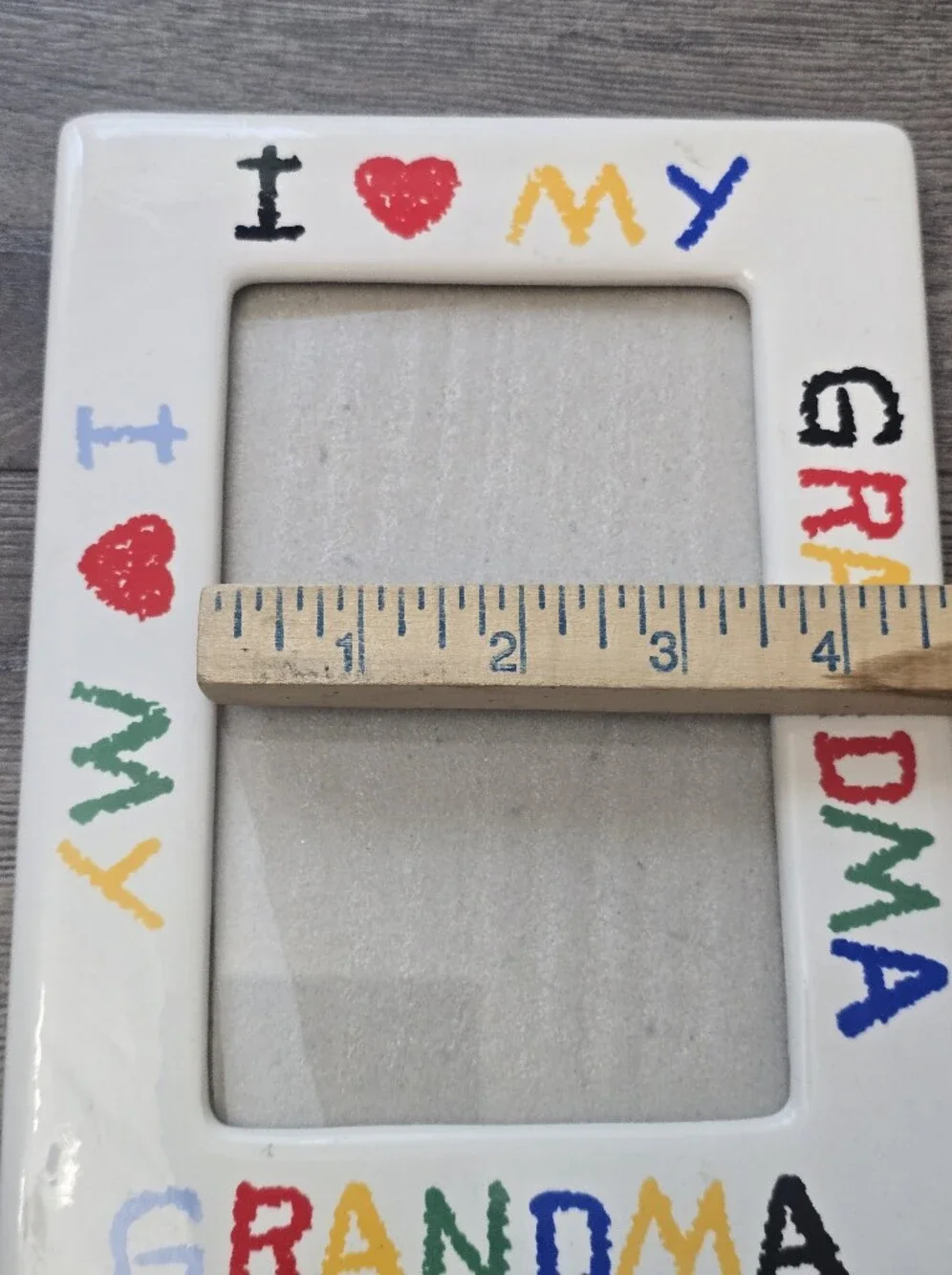 I Love Grandma 4x6 Photo Frame